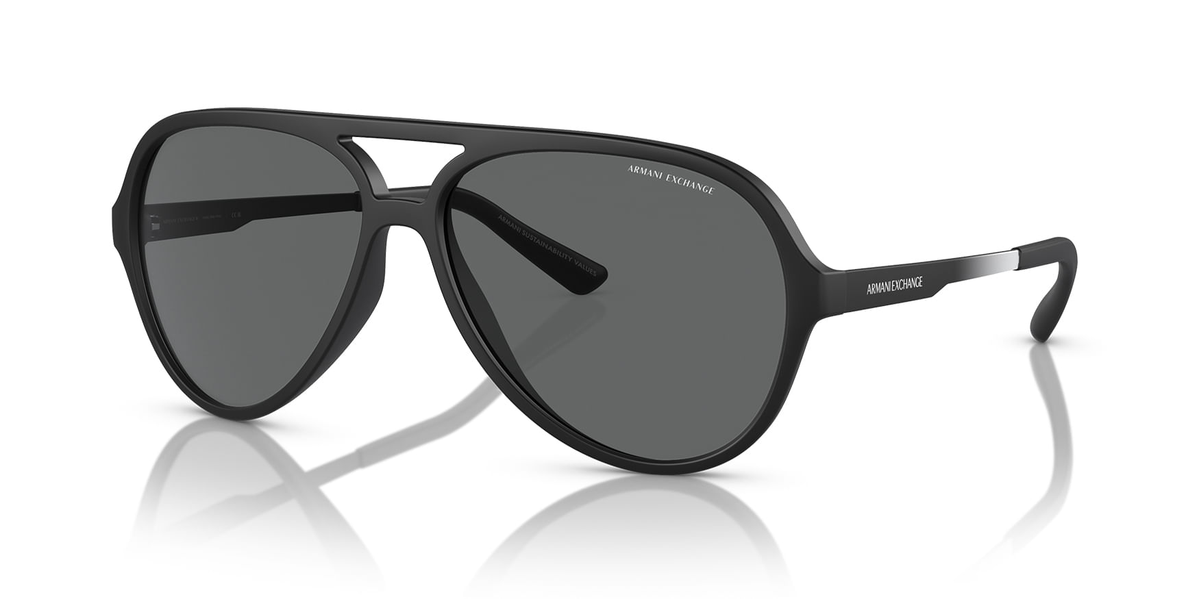 Óculos de Sol Masculino Armani Exchange Preto - grandvisionbr